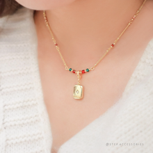 將圖片載入圖庫檢視器 Christmas Box Set with earrings, necklace and two pendants <3 items with Box and Bag>