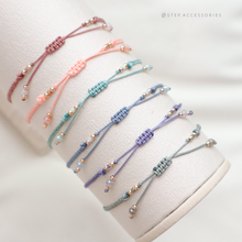 將圖片載入圖庫檢視器 Freshwater pearl hand strap with Natural stone and glass beads