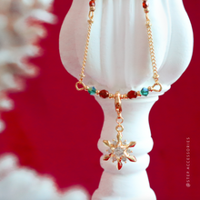 將圖片載入圖庫檢視器 Christmas Box Set with earrings, necklace and two pendants <3 items with Box and Bag>