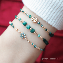 將圖片載入圖庫檢視器 New Year Handstrap with copper coins and Swarovski <13 colors>