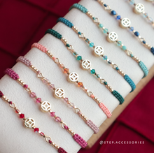 將圖片載入圖庫檢視器 New Year Handstrap with copper coins and Swarovski <13 colors>