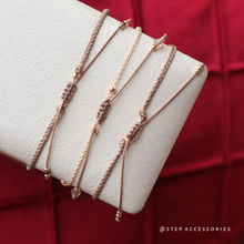 將圖片載入圖庫檢視器 *虎眼石* \招財/ New Year Hand strap set with Zircon copper coins