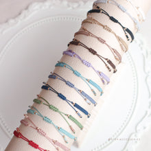 將圖片載入圖庫檢視器 Natural stone peace buckle hand strap with glass beads <14 colors>