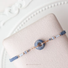 將圖片載入圖庫檢視器 Natural stone peace buckle hand strap with glass beads <14 colors>