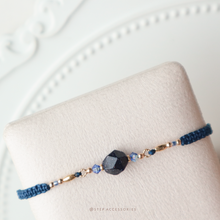 將圖片載入圖庫檢視器 Natural stone hand strap with Swarovski and rice shaped gold beads <16 colors>