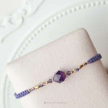 將圖片載入圖庫檢視器 Natural stone hand strap with Swarovski and rice shaped gold beads <16 colors>