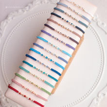 將圖片載入圖庫檢視器 Czech glass beads Hand strap with Japanese glass beads and Pattern gold beads <16 colors>