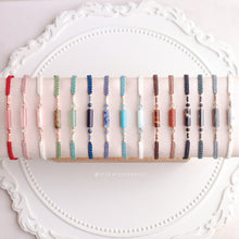 將圖片載入圖庫檢視器 Long Natural stone Hand strap with Japanese glass beads <15 colors>