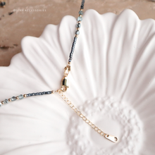 將圖片載入圖庫檢視器 Shell Cat Pendant Japanese glass beads choker with Swarovski and Freshwater pearls <2 colors>