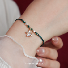 將圖片載入圖庫檢視器 Christmas hand strap with Zircon Ribbon /Star<2 styles>