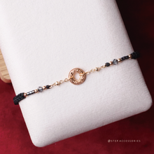 將圖片載入圖庫檢視器 ~*閃閃銅錢招財手繩~*New Year Coin Hand strap with Swarovski and Japanese glass beads<15 colors>