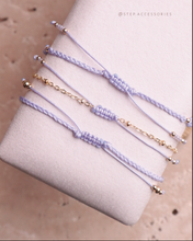 將圖片載入圖庫檢視器 *Butterfly&Flower紫水晶* Lavender Handstrap set with Swarovski and Jaoanese glass beads