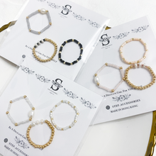 將圖片載入圖庫檢視器 Freshwater Pearls ring set with Japanese glass beads<6 colors>