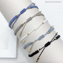 將圖片載入圖庫檢視器 Swarovski & Japanese glass beads hand strap <4 colors >