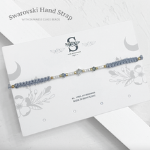 將圖片載入圖庫檢視器 Swarovski & Japanese glass beads hand strap <4 colors >