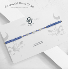 將圖片載入圖庫檢視器 Swarovski & Japanese glass beads hand strap <4 colors >