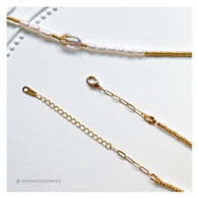 將圖片載入圖庫檢視器 J018 Freshwater pearls with Czech glass beads & Japanese glass beads choker/ necklace