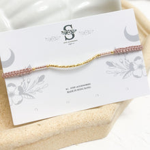 將圖片載入圖庫檢視器 Gold tube & Japanese glass beads hand strap < 6 colors >