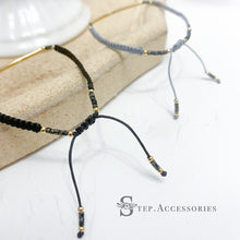 將圖片載入圖庫檢視器 Gold tube & Japanese glass beads hand strap < 2 colors >