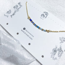 將圖片載入圖庫檢視器 Japanese glass beads rainbow smile necklace < 4 colors >