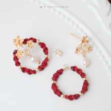 將圖片載入圖庫檢視器 Lunar New Year 2 ways earrings with freshwater pearls
