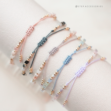 將圖片載入圖庫檢視器 Edge cut glass beads Handstrap with Japanese glass beads &lt;5 colors&gt;
