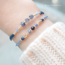 將圖片載入圖庫檢視器 4mm Natural stone Hand strap with Czech glass bwads and Japanese glass beads &lt;12 colors&gt;
