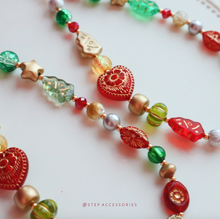 將圖片載入圖庫檢視器 P065 Christmas Phonestrap with Resin beads and glass beads &lt;2 colors&gt;
