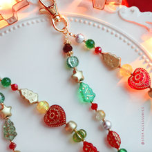 將圖片載入圖庫檢視器 P065 Christmas Phonestrap with Resin beads and glass beads &lt;2 colors&gt;
