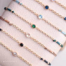 將圖片載入圖庫檢視器 Zircon Hand strap with Gold Chain and Japanese glass beads &lt;9 colors&gt;
