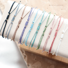 將圖片載入圖庫檢視器 Natural stone Star hand strap with Swarovski and Japanese glass beads&lt;10 colors&gt;
