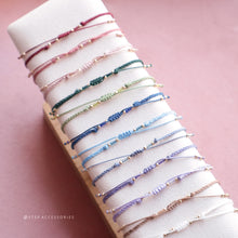 將圖片載入圖庫檢視器 Zircon Heart hand strap with Natural stone and glass pearls &lt;12 colors&gt;
