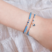 將圖片載入圖庫檢視器 Zircon Heart hand strap with Natural stone and glass pearls &lt;12 colors&gt;
