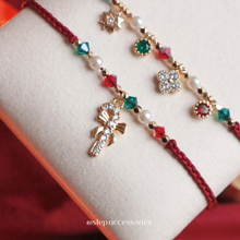 將圖片載入圖庫檢視器 Christmas hand strap with Zircon string lights /Candy cane&lt;2 styles&gt;

