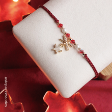 將圖片載入圖庫檢視器 Christmas hand strap with Zircon Ribbon /Star&lt;2 styles&gt;
