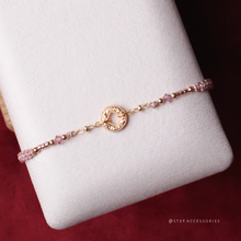 將圖片載入圖庫檢視器 ~*閃閃銅錢招財手繩~*New Year Coin Hand strap with Swarovski and Japanese glass beads<15 colors>
