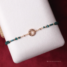 將圖片載入圖庫檢視器 ~*閃閃銅錢招財手繩~*New Year Coin Hand strap with Swarovski and Japanese glass beads<15 colors>
