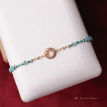 將圖片載入圖庫檢視器 ~*閃閃銅錢招財手繩~*New Year Coin Hand strap with Swarovski and Japanese glass beads<15 colors>
