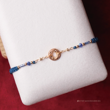 將圖片載入圖庫檢視器 ~*閃閃銅錢招財手繩~*New Year Coin Hand strap with Swarovski and Japanese glass beads<15 colors>
