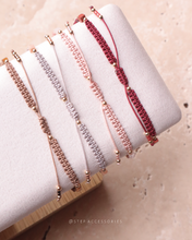將圖片載入圖庫檢視器 Little square Natural stone hand strap with Japanese glass beads <red/pink/dusty/khaki>
