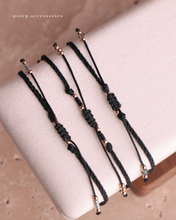 將圖片載入圖庫檢視器 *Black Heart &amp; Butterfly* Pink Handstrap set with Swarovski and Japanese glass beads
