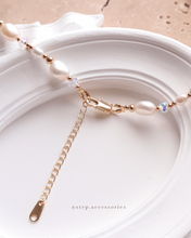 將圖片載入圖庫檢視器 Lace Shell Heart 2 ways Choker with Freshwater pearls and Glass beads<2 colors>
