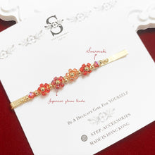 將圖片載入圖庫檢視器 ꕥ Lunar New Year Collection ꕥ Japanese glass beads Hair Clips with Swarovski/ Glass beads
