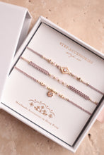將圖片載入圖庫檢視器 ✴︎♦︎粉紅晶♦︎✴︎Rhombus Star Dusty Pink Handstrap set with Natural stone and Swarovski

