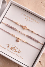 將圖片載入圖庫檢視器 ✴︎♦︎粉紅晶♦︎✴︎Rhombus Star Dusty Pink Handstrap set with Natural stone and Swarovski
