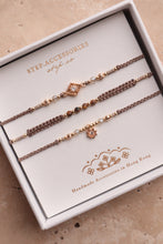 將圖片載入圖庫檢視器 ✴︎♦︎虎眼石♦︎✴︎Rhombus Star Tea Handstrap set with Natural stone and Swarovski
