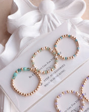 將圖片載入圖庫檢視器 Czech glass beads/ Swarovski Ring set with Japanese glass beads <green, purple, blue>

