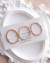 將圖片載入圖庫檢視器 Glass beads/ Swarovski Ring set with Japanese glass beads <pink, black>
