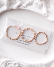 將圖片載入圖庫檢視器 Natural stone Ring set with Japanese glass beads and Czech glass beads <orange, pink, purple>
