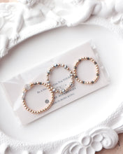 將圖片載入圖庫檢視器 Natural stone Ring set with Japanese glass beads and Czech glass beads <brwon, black, gray>
